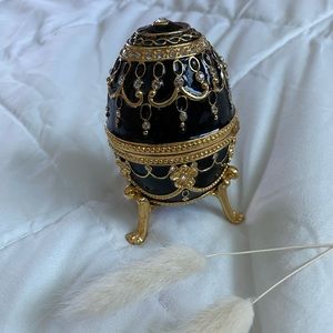 Imperial Musical Egg Jewelry Holder